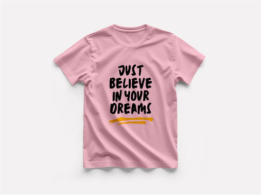 Believe - Round Neck T-Shirt