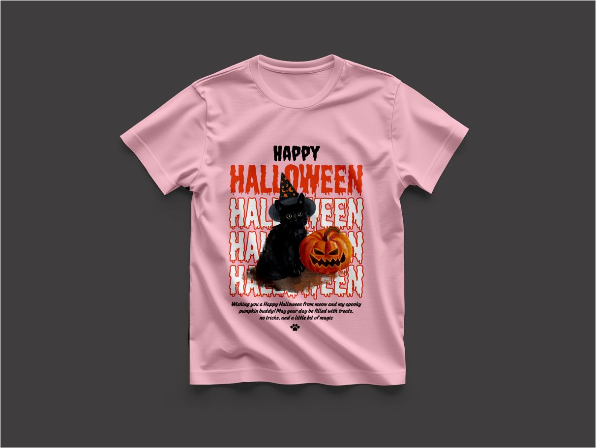 Halloween - Round Neck T-Shirt