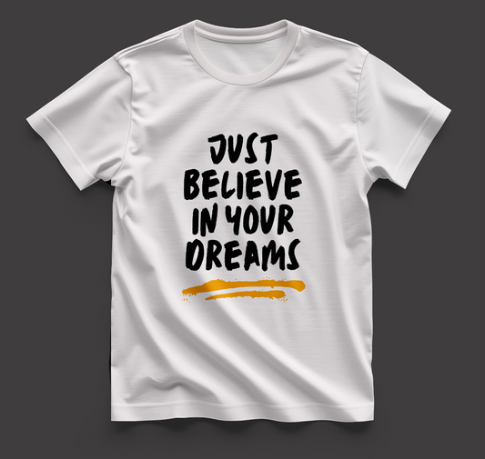 Believe - Round Neck T-Shirt