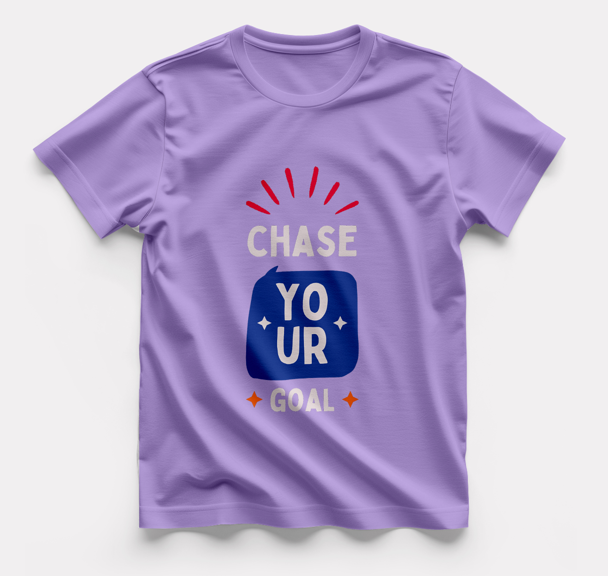 Chase Your Goal - Round Neck T-Shirt